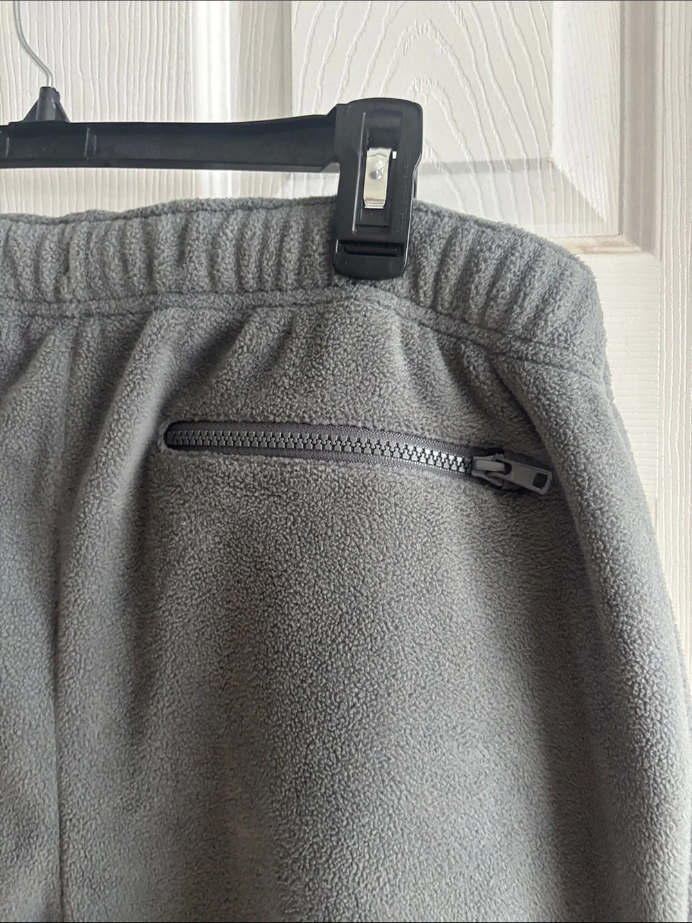 Nike Gray Fleece Joggers with Knee Panels